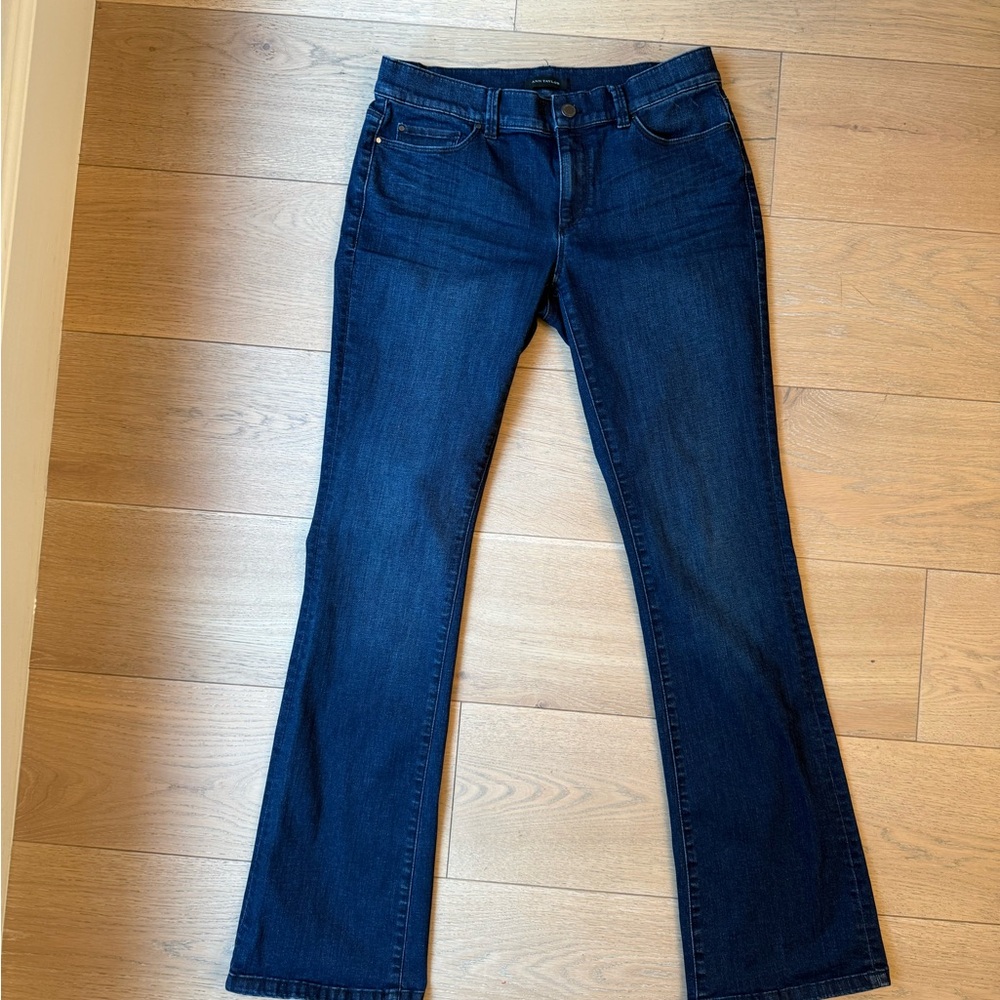 Ann Taylor Dark Blue Boot Cut Jeans